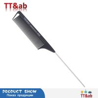 【CW】 Hot Fashion tooth Comb Metal Pin Anti static Hair Rat Tail Styling Tools