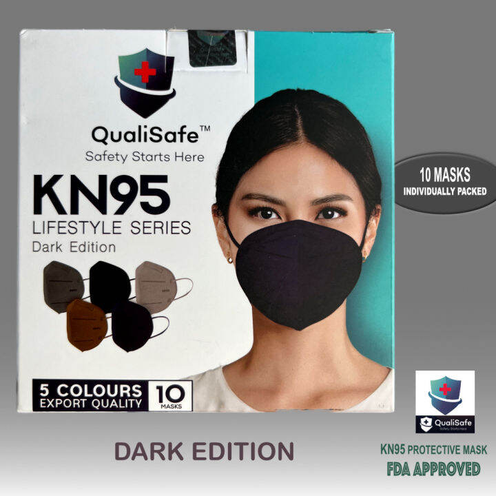 QualiSafe KN95 [DARK EDITION] 5 Layers Protective Mask Medical Grade