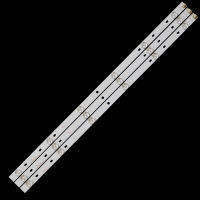 แถบไฟ LED แบ็คไลท์ทีวี32นิ้ว6LEDs สำหรับ TOSHIBA SVT320AF5 P1300 32P1300/1400 32P1400VM / 32P2400VM / 32P1300VM 627มม. จำนวน6ชิ้น