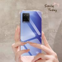 Clear Phone Soft Case for Vivo Y21s TPU Transparent Thin Case for Vivo Y 21 S Y21 21s 6.51 V2110 Shockproof Anti-scratch Covers