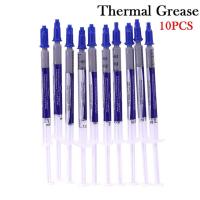 10pcs/lot 1g Grey Silver Thermal Grease Silicone Heat Sink Paste CPU Cooler Heatsink 10% Silver For CPU Graphics Cards