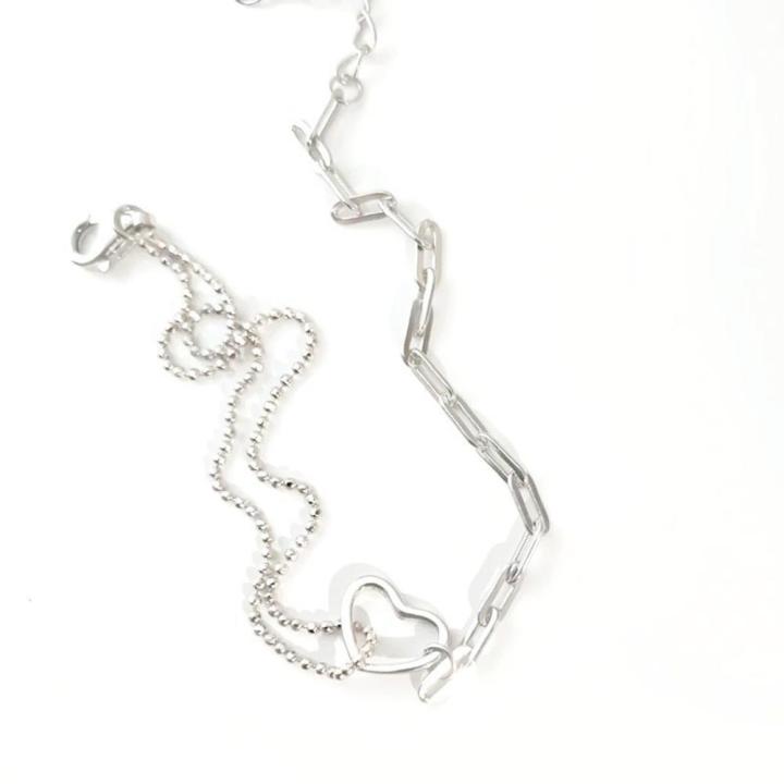 y2k-jewelry-womens-bracelet-wedding-party-gift-double-layers-chain-bracelet-chain-bracelet-hollow-out-heart-bracelet