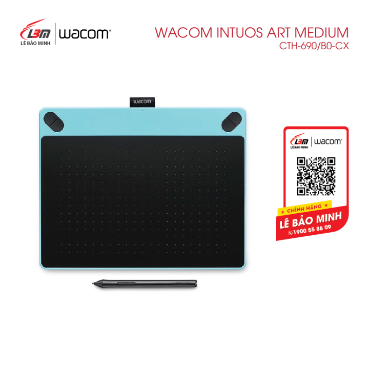 Bảng vẽ điện tử WACOM INTUOS ART MEDIUM (MÀU XANH) CTH-690/B0-CX