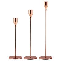 Candle Holders Set of 3 for Taper Candles, Decorative Candlestick Holder for Wedding, Dining, Party