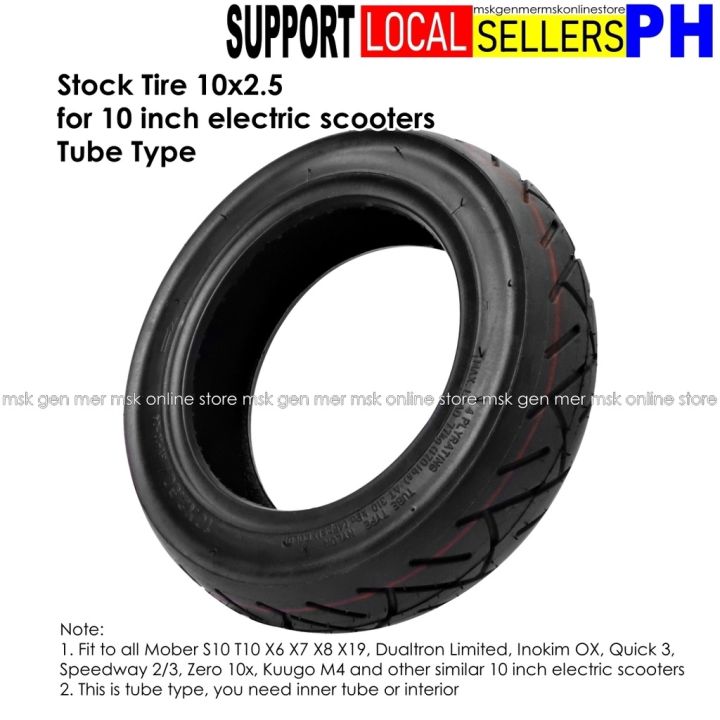 Rejsende købmand Skriv email Arbejdsløs KE liu8474073 Mober S10 Tire 10x2.5 inch Electric Scooter Tire Tyre  (Ready-Stocks in Philippines) | Lazada PH
