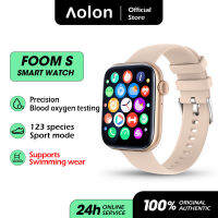 [ ลด 100 บ. คุยกับเรา] Aolon Foom S บลูทูธสมาร์ทนาฬิกาผู้ชาย Smart Watch 1.81 นิ้วแฟชั่นนาฬิกา เครื่องวัดอัตราการเต้นของหัวใจ นาฬิกาสมาร์ท สำหรับ Android ios