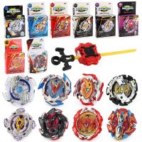 Beyblade Burst ของเล่นไจโร B ซีรีส์ Beyblade นักรบไจโรอัลลอยพร้อมเครื่องส่งสัญญาณสองทางสำหรับ Kado Ulang Tahun ของเด็ก