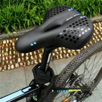 【LZ】♛  Confortável bicicleta sela microfibra couro falso almofada do assento da bicicleta super macio respirável mountain bike 3d sela capa