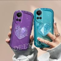 ปลอกโทรศัพท์มือถือเคสสำหรับ OPPO Reno10Pro + Reno10 Pro Plus Pro + 5G 4G TPU Softcase ป้องกันตกเคสโทรศัพท์มือถือโทรศัพท์มือถือพร้อมที่ยึดการถูกรักฝาหลังป้องกัน Reno 10 10Pro