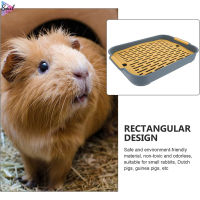 OT ห้องน้ำสัตว์เลี้ยง Anti-Turnover Litter Box Trainer Corner Toilet Pet Cleaning Supplies For Rabbit Chinchilla Guinea Pig