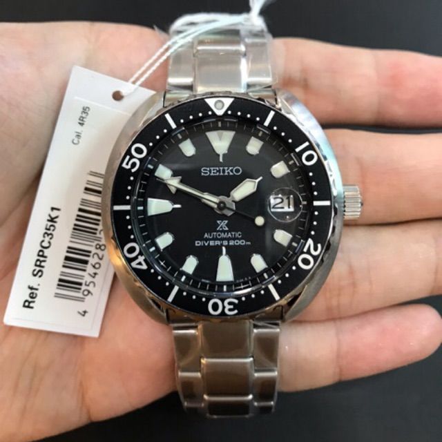 นาฬิกาข้อมือ-ยี่ห้อ-seiko-รุ่น-srpc35k1-นาฬิกากันน้ำ-200-เมตร-นาฬิกาสายสแตนเลส