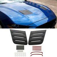 Car Front Engine Cover Car Decorative Air Outlet Fender Intake Replacement for Ford Mustang Roush 2018-2020 Vent Cover Hood