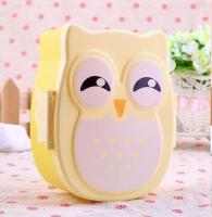 Portable Owl Lunch Box Plastic Childrens Lunch Box Food Container Carton Tableware Bento Box KawaiiTH
