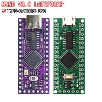 LGT8F328P-LQFP32 MiniEVB TYPE-C MICRO USB Compatible With ATMEGA328 Nano V3.0 LGT8F328P CH9340C / HT42B534-1 SOP16 For Arduino WATTY Electronics