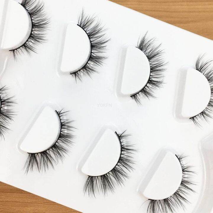 yokpn-new-handmade-4-pairs-eyelashes-lengthen-natural-false-eyelashes-3d-realistic-thick-model-nude-makeup-women-big-eye-lashes