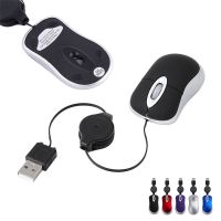 hot【cw】 Retractable 1200DPI USB Optical Ergonomics Office Computer Mice Laptop Notebook