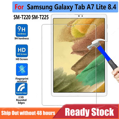 กระจกนิรภัยป้องกันหน้าจอสำหรับ Samsung Galaxy Tab A7 Lite 8.7 SM-T220 T225 2021คุ้มครองเต็มรูปแบบฟิล์มแท็บเล็ตสำหรับ Galaxy Tab A 7 Lite(SM-T220/T225)
