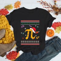 เสื้อยืดลายสัญลักษณ์ Pi สำหรับบุรุษลำลองแฟชั่นคริสต์มาสผู้ชาย39 S,เสื้อยืดแขนสั้นเสื้อยืดผู้หญิงใส่อยู่บ้าน