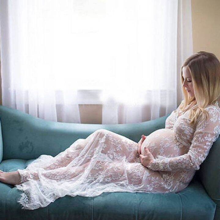 women-pregnant-maternity-dress-for-shooting-photo-summer-long-sleeve-lace-see-through-sexy-long-dresses-women-maternity-clothes