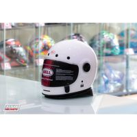 DEX หมวกกันน๊อค หมวกกันน็อค BELL HELMETS BULLITT SOLID WHITE หมวกนิรภัย  หมวกขี่มอไซต์