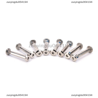 zuoyingdu064194 8X/Set Inline Roller เพลาใบมีดสกรูสเก็ตล้อกลอนสำหรับรองเท้าสเก็ต