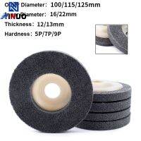 100/115/125mm Nylon Fiber Polishing Wheel Non Woven Abrasive Disc Bore 16/22mm Grinding Polishing Rotary Tool for Metal