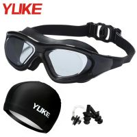 YUKE Professional Silicone Adjustable Swimming Goggles Anti-fog UV Swimming Glasses Men Women Diving Water Sports Swim Eyewear