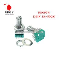 △◎ 5pcs RK097N 1K 5K 10K 20K 50K 100K 250K 500K B1K B5K B10K with a switch audio 3pin shaft 15mm amplifier sealing potentiometer