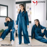 จั้มสูทยีนส์ Jumpsuit jeans เพย์สูทยีนส์ กางเกงยีนส์ ชุดยีนส์แฟชั่น Leonine MAY6402