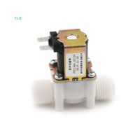 ?【Lowest price】YUE 1/2 "N/C Electric Solenoid Valve 12V Magnetic Water Air ปกติปิด