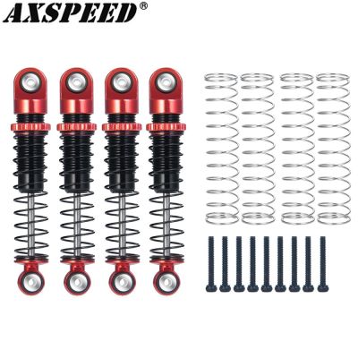AXSPEED 4PCS Aluminum Shock Absorber Damper 39-27mm for 1/24 RC Crawler Car Axial SCX24 90081 AXI00001 AXI00002 Upgrade Parts  Power Points  Switches