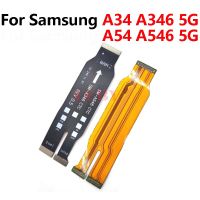 10PCS สําหรับ Samsung Galaxy A34 A54 A22 A32 A42 A52 A72 A33 A53 A73 A52S MainBoard Connector จอแสดงผล LCD สาย Flex ชาร์จ USB