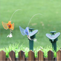 Solar Powered Electric Rotating Butterfly Hummingbird Decorative pet dog cat Toys Fly Simulation Butterfly pet funny toys