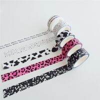 【hot】 5m Print Leopard Washi Tape Set Paper Masking Stickers Scrapbooking Adhesive Stationery ！