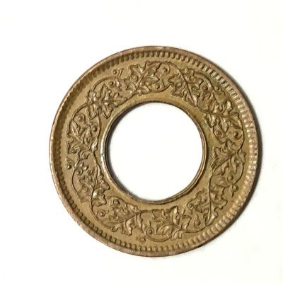 ข้อเสนอพิเศษอินเดีย1 Pice KM #533,อินเดีย-อังกฤษ,1943-47 GeorgeVI,EF,เหรียญทองแดง,21.4มม