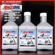 Nhớt Amsoil Synthetic Scooter 4T 10W40- MADE IN USA, Amsoil Scooter 10W40
