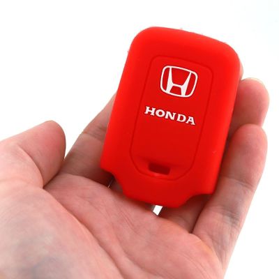 เคสรีโมทกุญแจรถยนต์ ซิลิโคน สำหรับ Honda City Accord CRV 2016-2018