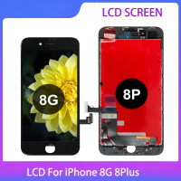 จอ LCD คุณภาพสูงสำหรับ iPhone 8 8G 8 Plus จอสัมผัส Digitizer อะไหล่เปลี่ยน + 4 Freebies