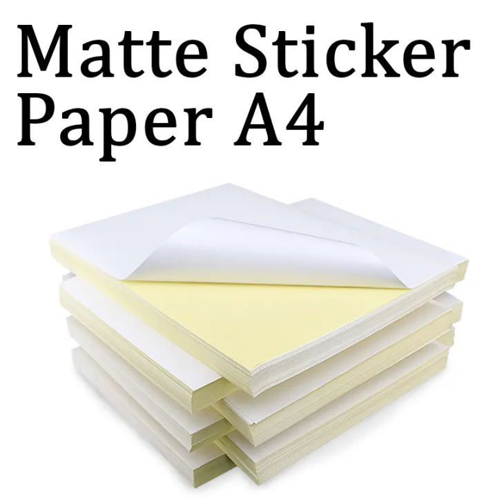 Matte Sticker Paper A4 Lazada PH