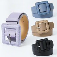 Jeans Belt Waistband Women Belt Fashion Waistband Waist Belt Snake Pattern Buckle Belt PU Leather Belt Wide Belts