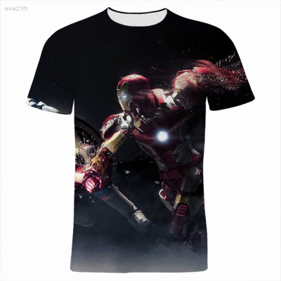 2023 Iron Man t Shirt Men Women Tshirt Casual Short Sleeve Summer New Print Fashion Tops Tee Unisex