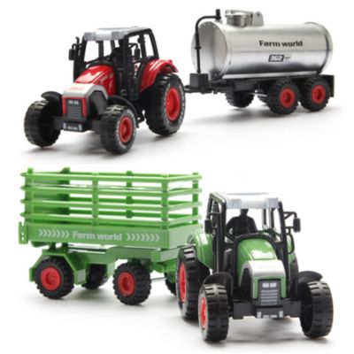 ▧◈◕ Brinquedos Jogar Veículos Modelos carro brinquedo crianças brinquedos Alloy Car Trator Agricultor Escavadeira do bebê