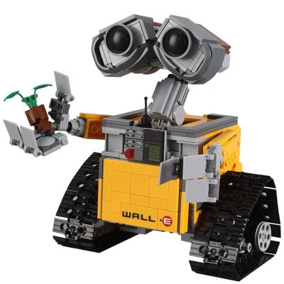 Walle โมเดลหุ่นยนต์ WAL L.E Eva 687ชิ้นลายภาพยนตร์ DIY บล็อกตัวต่อชุดตัวต่อตุ๊กตาคลาสสิค Kids Toys สำหรับของขวัญสำหรับเด็ก
