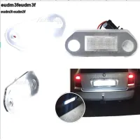 ไฟโคมไฟป้ายทะเบียน LED 2ชิ้นสำหรับ VW Golf 3 1H5ตัวแปรรุ่น Jetta Vento A3 Gol 2 G2 G3 Skoda Octi 1U Eudm3f 1H5943119