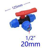 1/2Quot; 3/4Quot; 1Quot; 1.25Quot; 1.5Quot; 2Quot; บอลวาล์วพลาสติกทีออฟหัวฉีดน้ำการเชื่อมต่อที่รวดเร็ว Pe Quick Union 20/25/32/40/50/63Mm