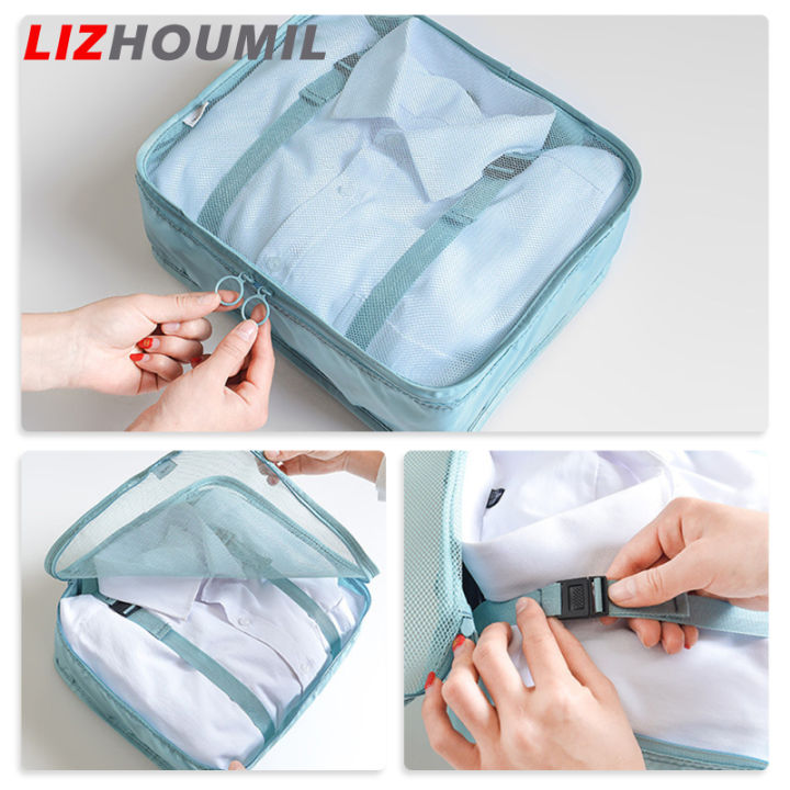 lizhoumil-กระเป๋าเก็บสัมภาระ8ชิ้น-กระเป๋ากระเป๋าเก็บของสำหรับเดินทางจุของได้มากสำหรับใส่เสื้อผ้าชุดชั้นในเครื่องสำอาง