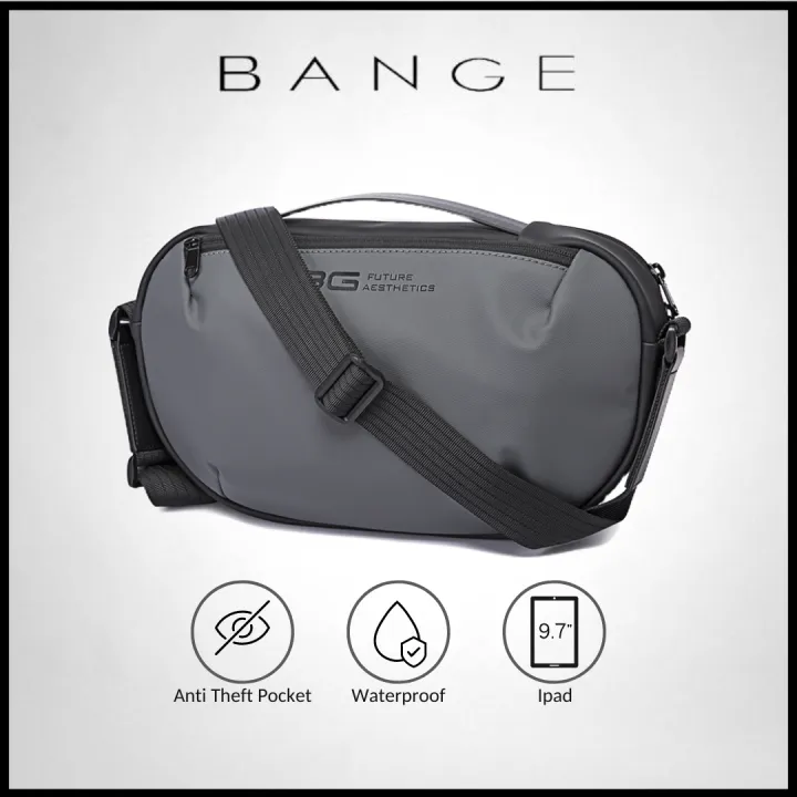 BG-7308 Bange Anti Theft Side Bag Unisex Waterproof Bag | Lazada PH