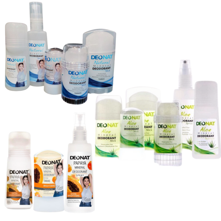 DEONAT Deodorant Products Spray / Stick / Roll On / Foot Spray Lazada PH
