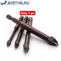 JUSTINLAU Cross Hex Tile Bits Glass Ceramic Concrete Hole Opener Alloy Triangle Drill Size 3/4/5/6/7/8/10/12 mm