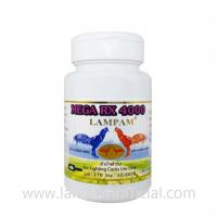 MEGA RX 4000 100 tablets เมก้า อาร์เอ็กซ์ 4000 1อาหารเสริมสำหรับไก่ชน #ลำปำ ของแท้ 100% #สต็อคจากบริษัท